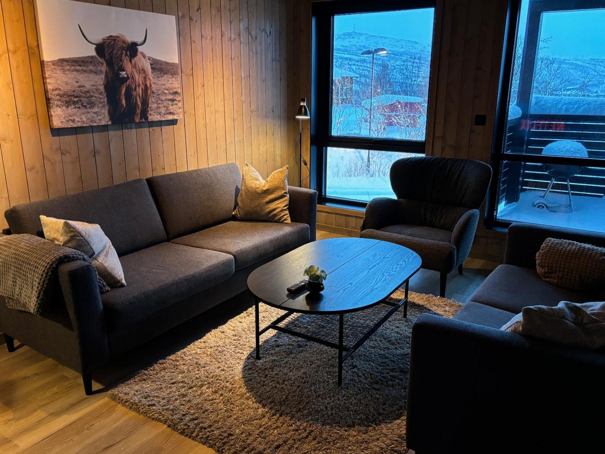 Skaidi Lodge - Modern Cabin Luxury - 6 Beds 哈默菲斯特 外观 照片